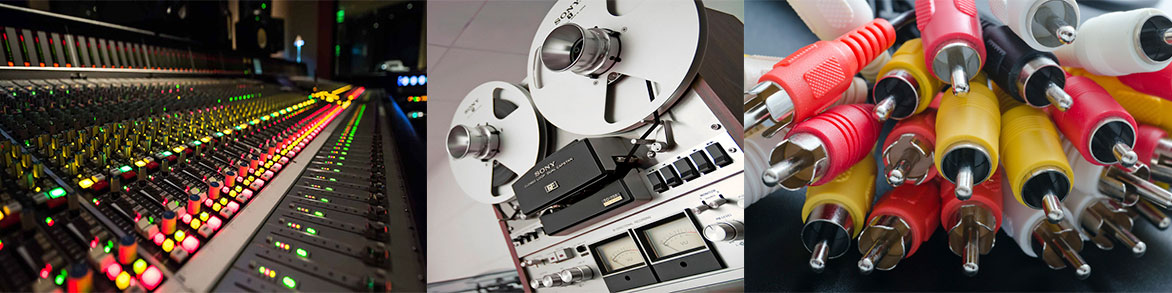 Sound and recording gear repair – including Reel to Reels and Cassette Recorders.